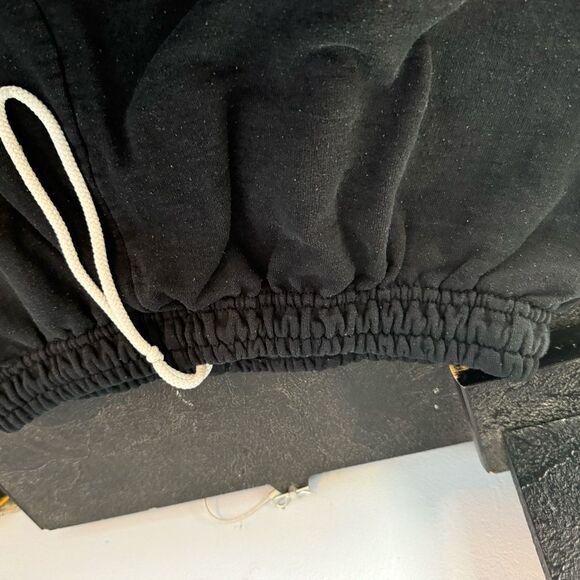 Police Wife Sweatpants! Perfect accessory for any first wife, black joggers. Lg - Picture 8 of 9